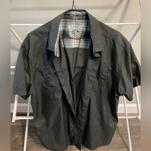 KUHL STEALTH button up short sleeve shirt, size-XL, blackout.